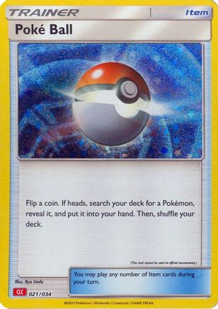 Poke Ball (CLC) (21) Holofoil [Misc: Trading Card Game Classic] Pokemon Single Pokémon
