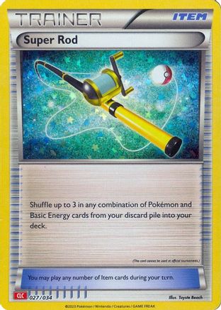 Super Rod (CLC) (27) Holofoil [Misc: Trading Card Game Classic] Pokemon Single Pokémon