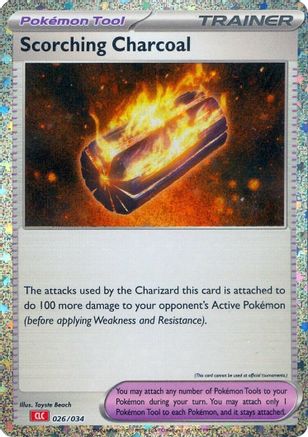 Scorching Charcoal (26) Holofoil [Misc: Trading Card Game Classic] Pokemon Single Pokémon