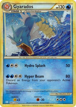 Gyarados (7) Holofoil [Misc: Trading Card Game Classic] Pokemon Single Pokémon
