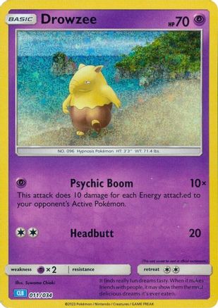 Drowzee (11) Holofoil [Misc: Trading Card Game Classic] Pokemon Single Pokémon