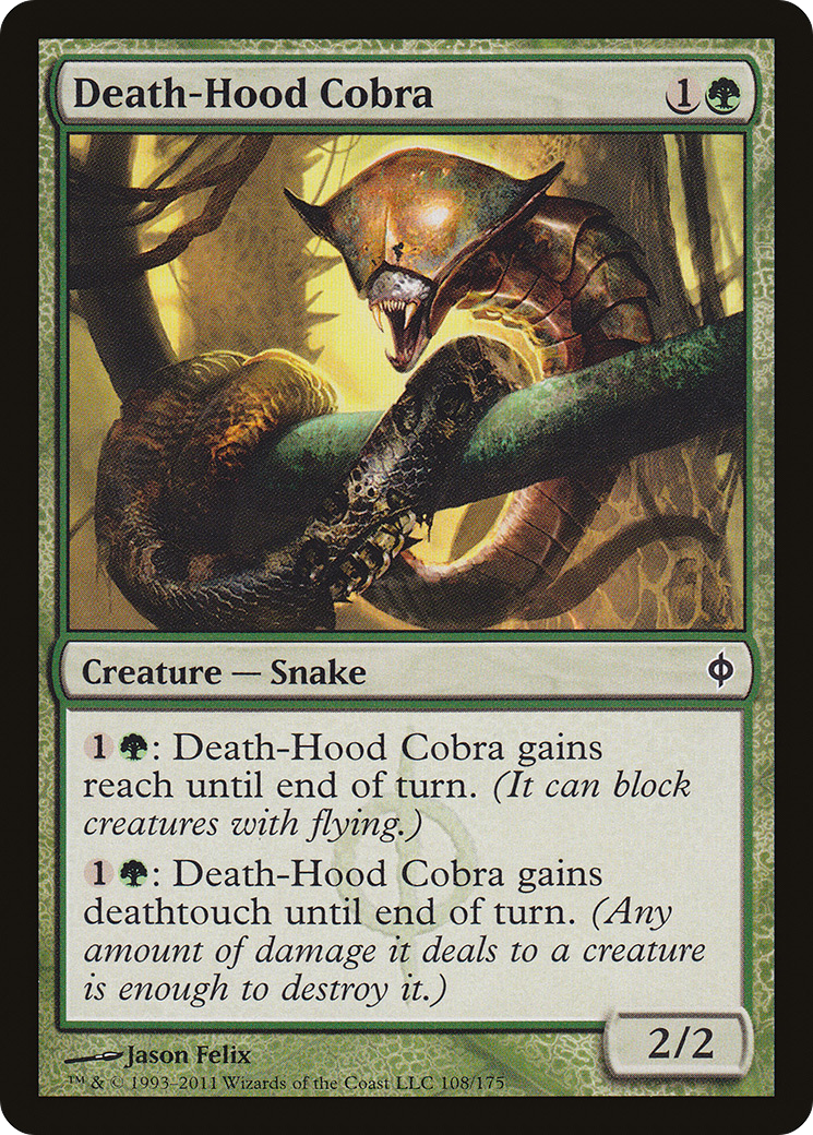 Death-Hood Cobra (NPH-108) [New Phyrexia] MTG Single Wizards of the Coast