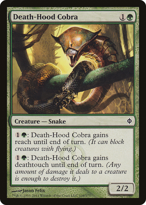Death-Hood Cobra (NPH-108) [New Phyrexia] MTG Single Wizards of the Coast