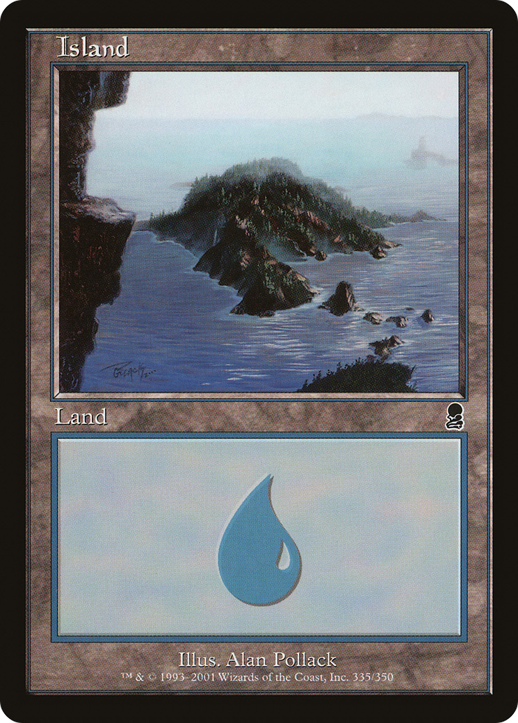 Island (ODY-335) [Odyssey] MTG Single Wizards of the Coast