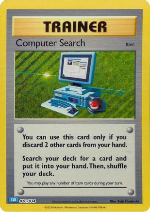 Computer Search (CLB) (20) Holofoil [Misc: Trading Card Game Classic] Pokemon Single Pokémon