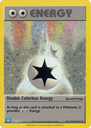 Double Colorless Energy (CLB) (32) Holofoil [Misc: Trading Card Game Classic] Pokemon Single Pokémon