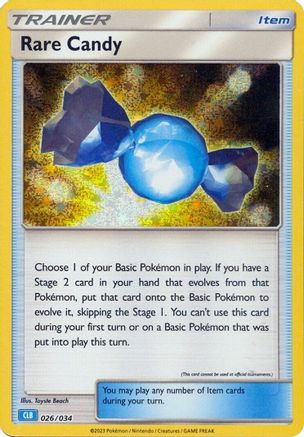 Rare Candy (CLB) (26) Holofoil [Misc: Trading Card Game Classic] Pokemon Single Pokémon