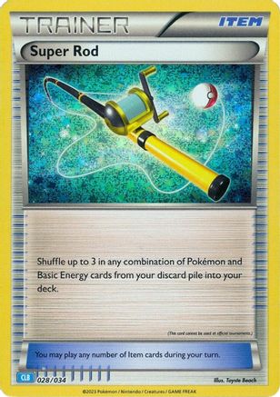 Super Rod (CLB) (28) Holofoil [Misc: Trading Card Game Classic] Pokemon Single Pokémon