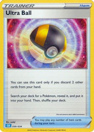 Ultra Ball (CLB) (30) Holofoil [Misc: Trading Card Game Classic] Pokemon Single Pokémon