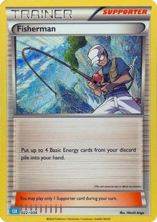 Fisherman (22) Holofoil [Misc: Trading Card Game Classic] Pokemon Single Pokémon