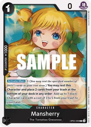 Mansherry (OP05-088) [Awakening of the New Era] Foil One Piece Single Bandai