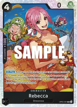 Rebecca (OP05-091) [Awakening of the New Era] Foil One Piece Single Bandai