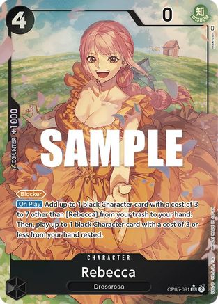 Rebecca (Alternate Art) (OP05-091) [Awakening of the New Era] Foil One Piece Single Bandai