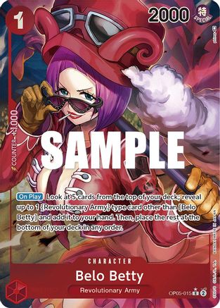 Belo Betty (015) (Alternate Art) (OP05-015) [Awakening of the New Era] Foil One Piece Single Bandai