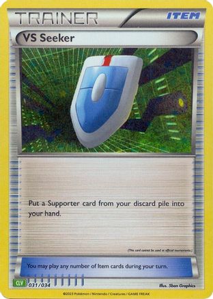VS Seeker (CLV) (31) Holofoil [Misc: Trading Card Game Classic] Pokemon Single Pokémon