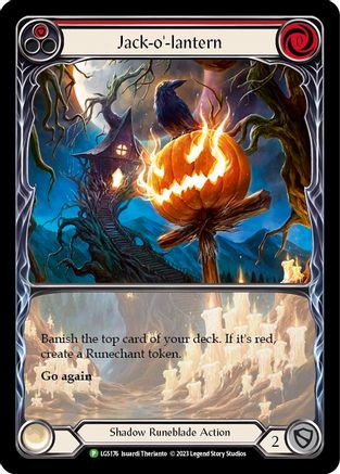 Jack-o'-lantern (Red) [LGS176] (Promo) Flesh And Blood Single Flesh And Blood   