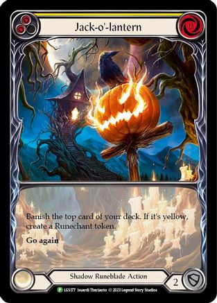 Jack-o'-lantern (Yellow) [LGS177] (Promo) Flesh And Blood Single Flesh And Blood   