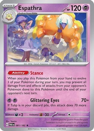 Espathra - 081/182 (Non-Holo) [Misc: Deck Exclusives] Pokemon Single Pokémon