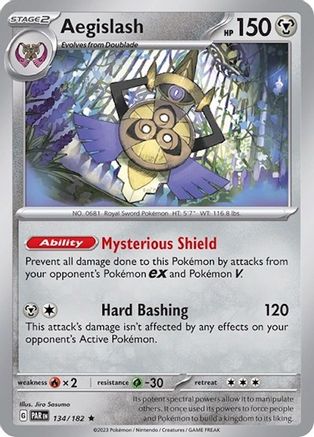 Aegislash - 134/182 (Non-Holo) [Misc: Deck Exclusives] Pokemon Single Pokémon