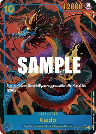 Kaido (118) (Alternate Art) (OP05-118) [Awakening of the New Era] Foil One Piece Single Bandai