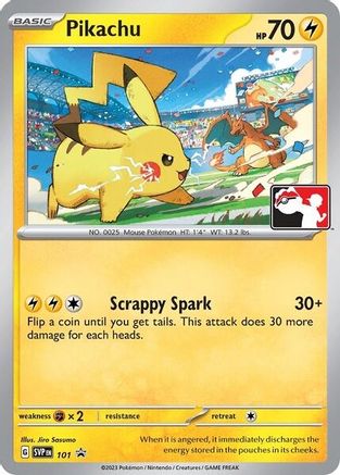 Pikachu - 101 (101) [Promos: SV Promo Cards] Pokemon Single Pokémon