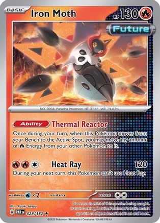 Iron Moth - 028/182 (Non-Holo) [Misc: Deck Exclusives] Pokemon Single Pokémon