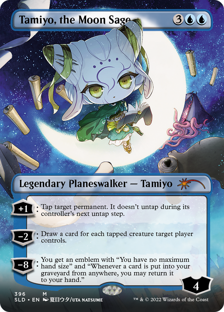 Tamiyo, the Moon Sage (SLD-396) [Secret Lair] Drop (Borderless) Foil MTG Single Wizards of the Coast