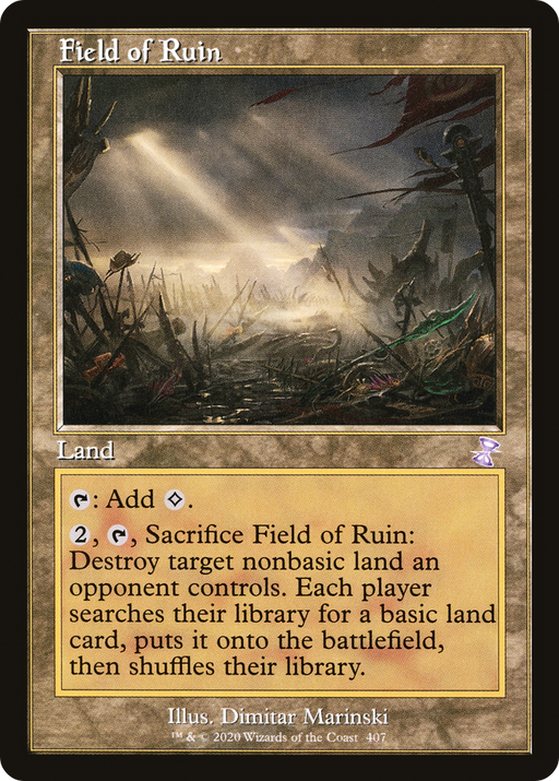 Field of Ruin (TSR-407) [Time Spiral Remastered] MTG Single Wizards of the Coast