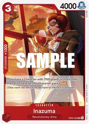 Inazuma (OP05-003) [Awakening of the New Era] One Piece Single Bandai