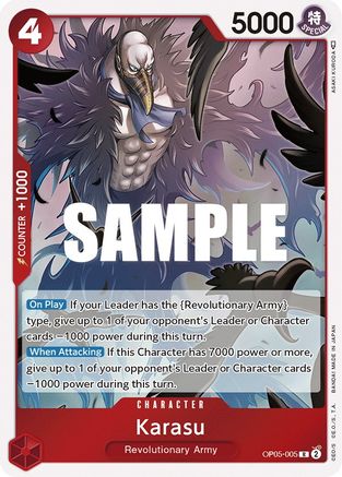 Karasu (OP05-005) [Awakening of the New Era] Foil One Piece Single Bandai