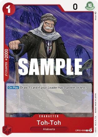 Toh-Toh (OP05-009) [Awakening of the New Era] One Piece Single Bandai