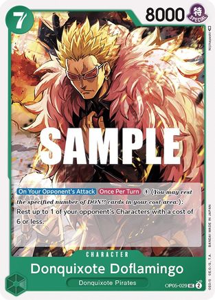 Donquixote Doflamingo (029) (OP05-029) [Awakening of the New Era] One Piece Single Bandai