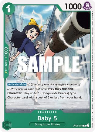 Baby 5 (033) (OP05-033) [Awakening of the New Era] One Piece Single Bandai