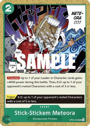 Stick-Stickem Meteora (OP05-039) [Awakening of the New Era] One Piece Single Bandai