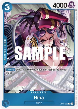 Hina (OP05-050) [Awakening of the New Era] Foil One Piece Single Bandai