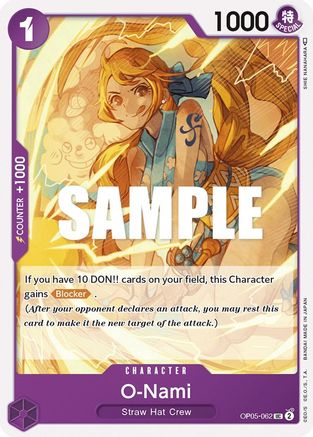 O-Nami (OP05-062) [Awakening of the New Era] One Piece Single Bandai
