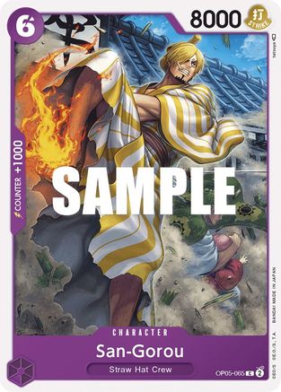 San-Gorou (OP05-065) [Awakening of the New Era] One Piece Single Bandai