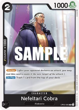 Nefeltari Cobra (OP05-085) [Awakening of the New Era] One Piece Single Bandai