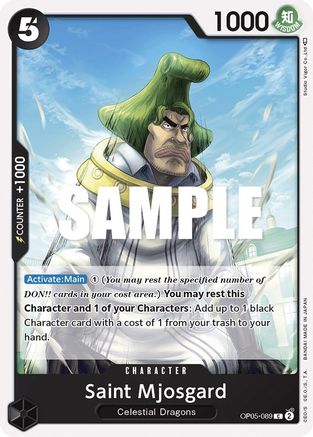 Saint Mjosgard (OP05-089) [Awakening of the New Era] One Piece Single Bandai