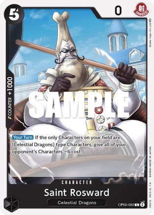 Saint Rosward (OP05-092) [Awakening of the New Era] One Piece Single Bandai