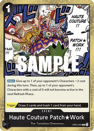 Haute Couture Patch Work (OP05-094) [Awakening of the New Era] Foil One Piece Single Bandai