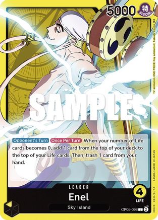 Enel (098) (OP05-098) [Awakening of the New Era] One Piece Single Bandai