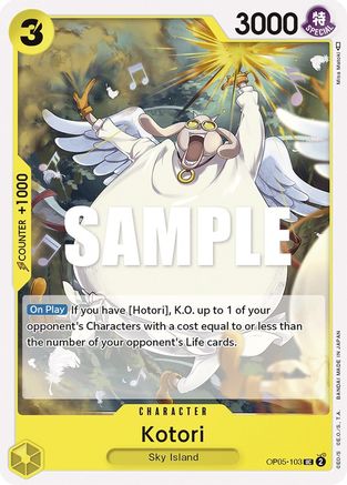 Kotori (OP05-103) [Awakening of the New Era] One Piece Single Bandai