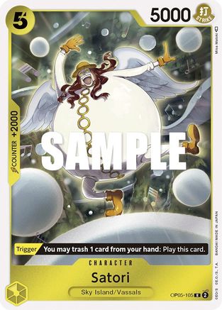 Satori (OP05-105) [Awakening of the New Era] Foil One Piece Single Bandai