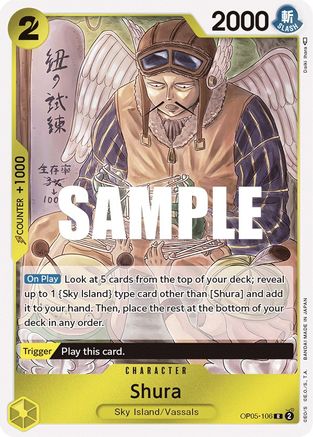 Shura (OP05-106) [Awakening of the New Era] Foil One Piece Single Bandai