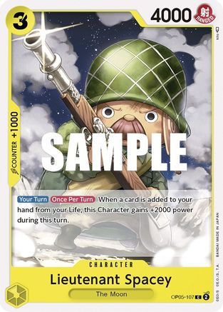 Lieutenant Spacey (OP05-107) [Awakening of the New Era] One Piece Single Bandai