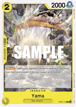 Yama (OP05-113) [Awakening of the New Era] One Piece Single Bandai