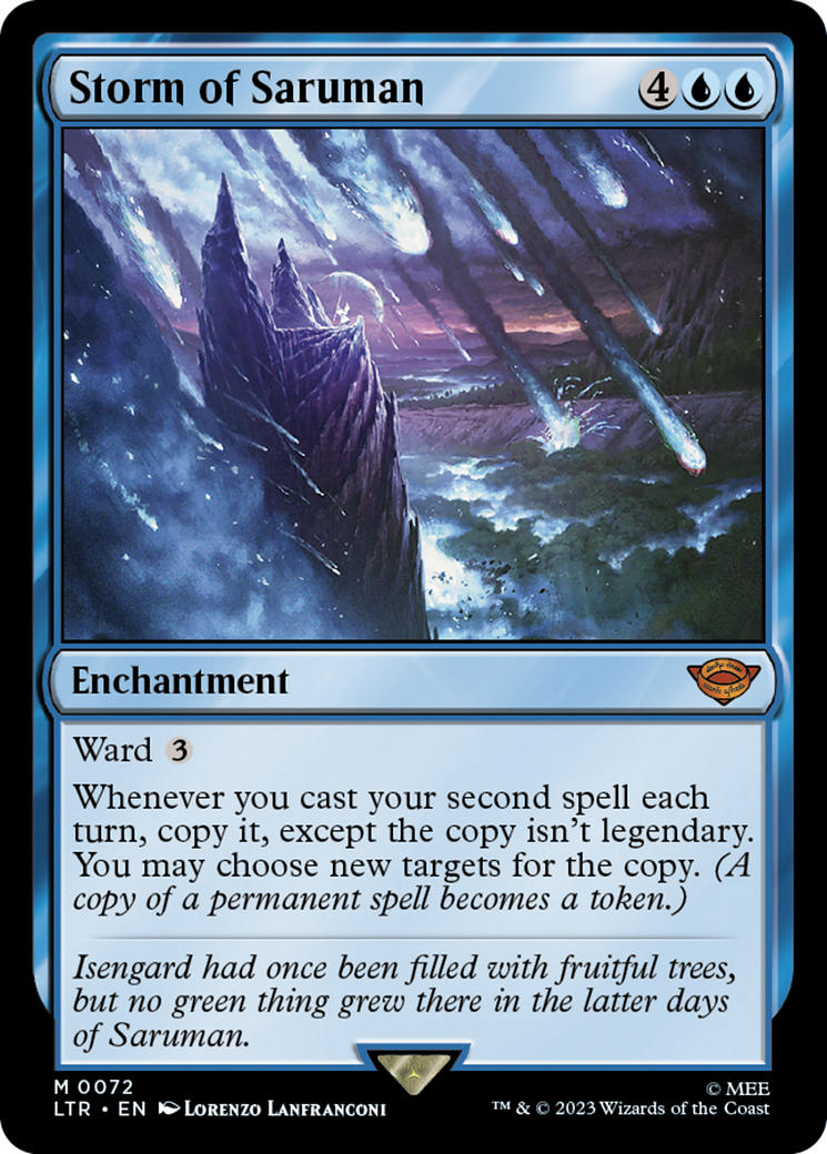 Storm of Saruman (LTR-072) [The Lord of the Rings: Tales of Middle-earth] MTG Single Wizards of the Coast