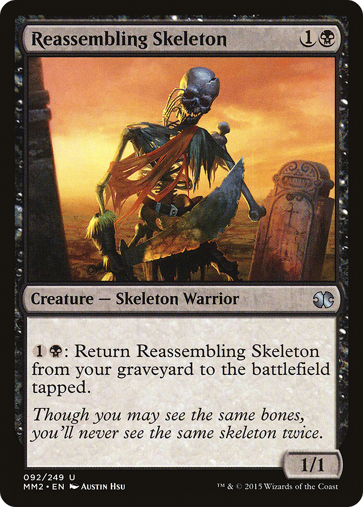 Reassembling Skeleton (MM2-092) [Modern Masters 2015] MTG Single Modern Masters 2015