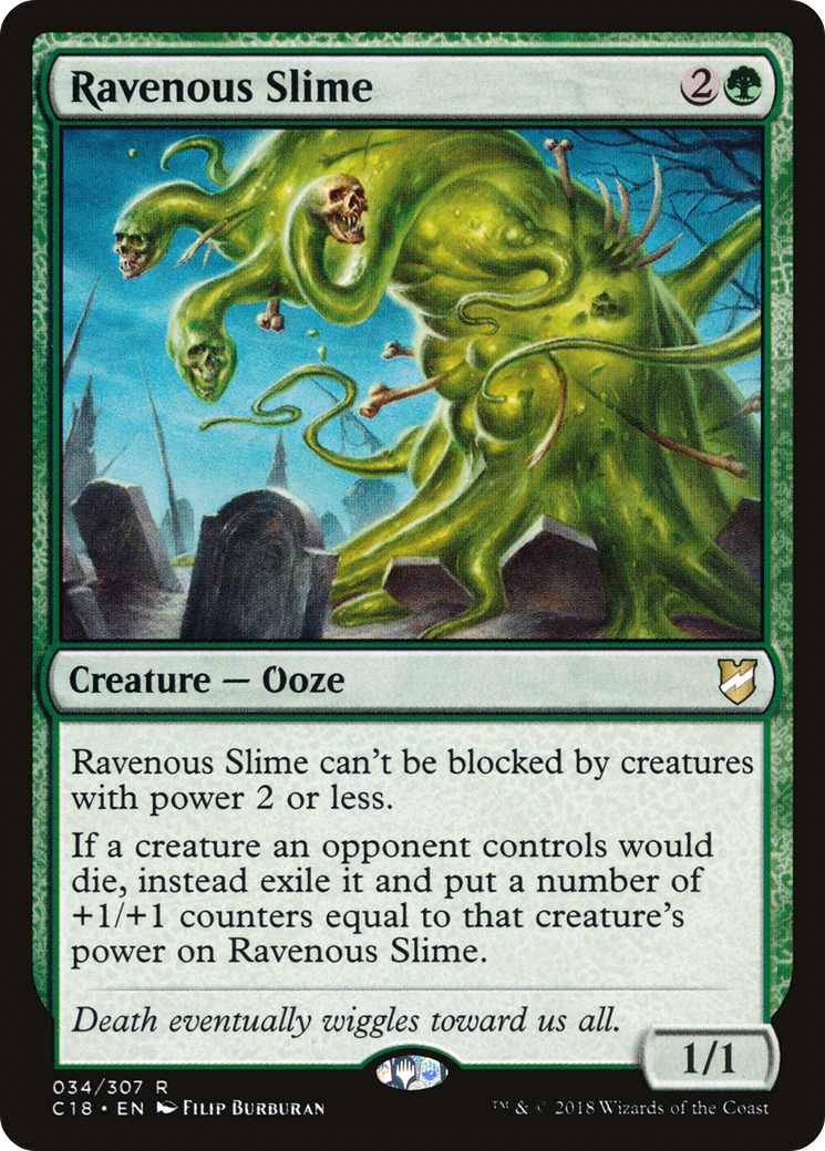 Ravenous Slime (C18-034) [Commander 2018] MTG Single Wizards of the Coast